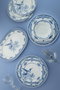 Hermia Vajilla de Porcelana 26 Piezas Azul y Blanco